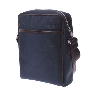 Louis Vuitton Citadan Bag Canvas Blue Shoulder Damier Geant NM Ocean